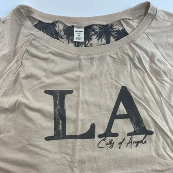 Old Navy | Los Angeles Palm Tree Medium Top Oversized Kimono Style - Picture 3 of 8